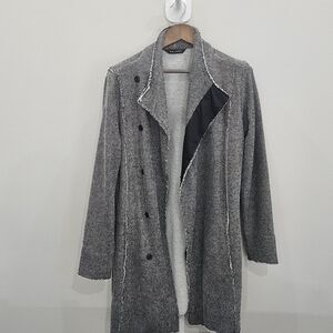 Ron Tomson Designer Mens Overcoat / Cardigan - Size Large